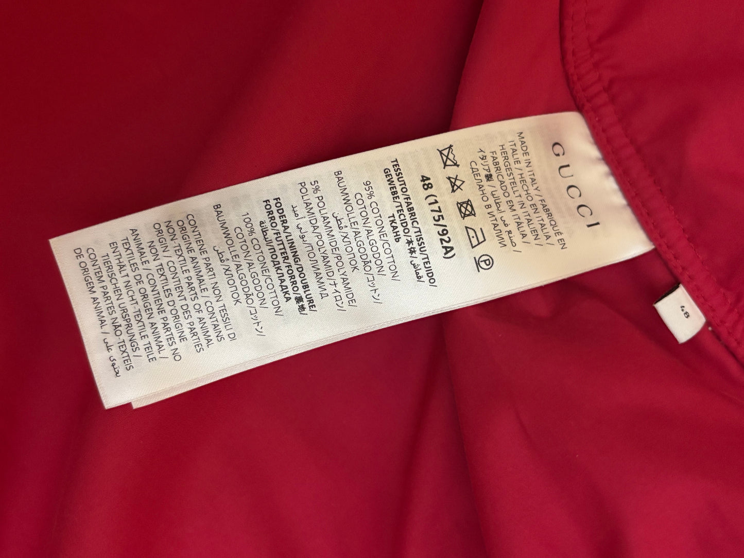 Camicia marina Gucci taglia 48