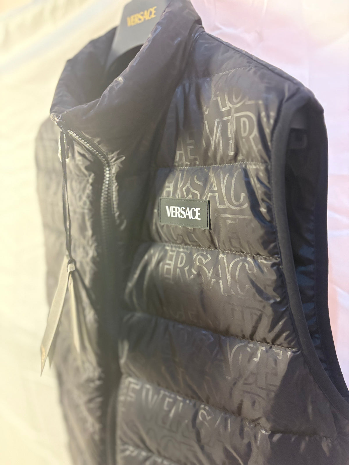 Gilet Versace 100% piuma d’oca S