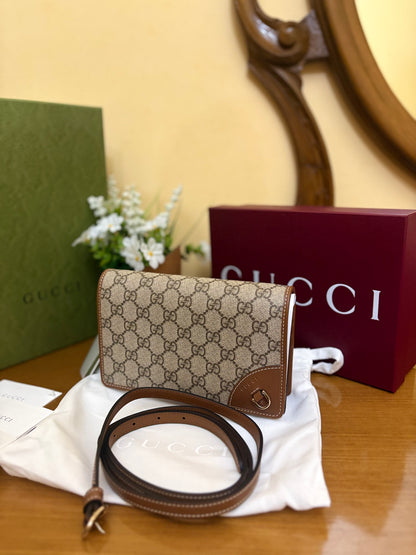 Gucci Marmont Chain Wallet con tracolla nuova
