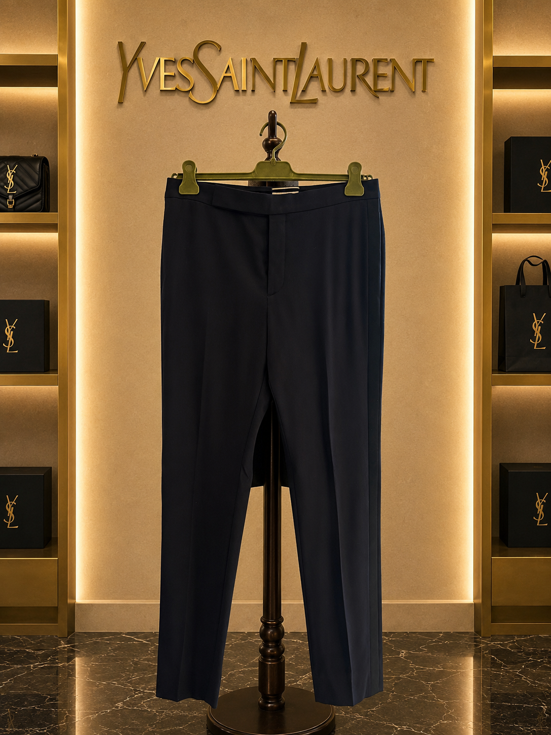 Pantalone YSL in lana 46