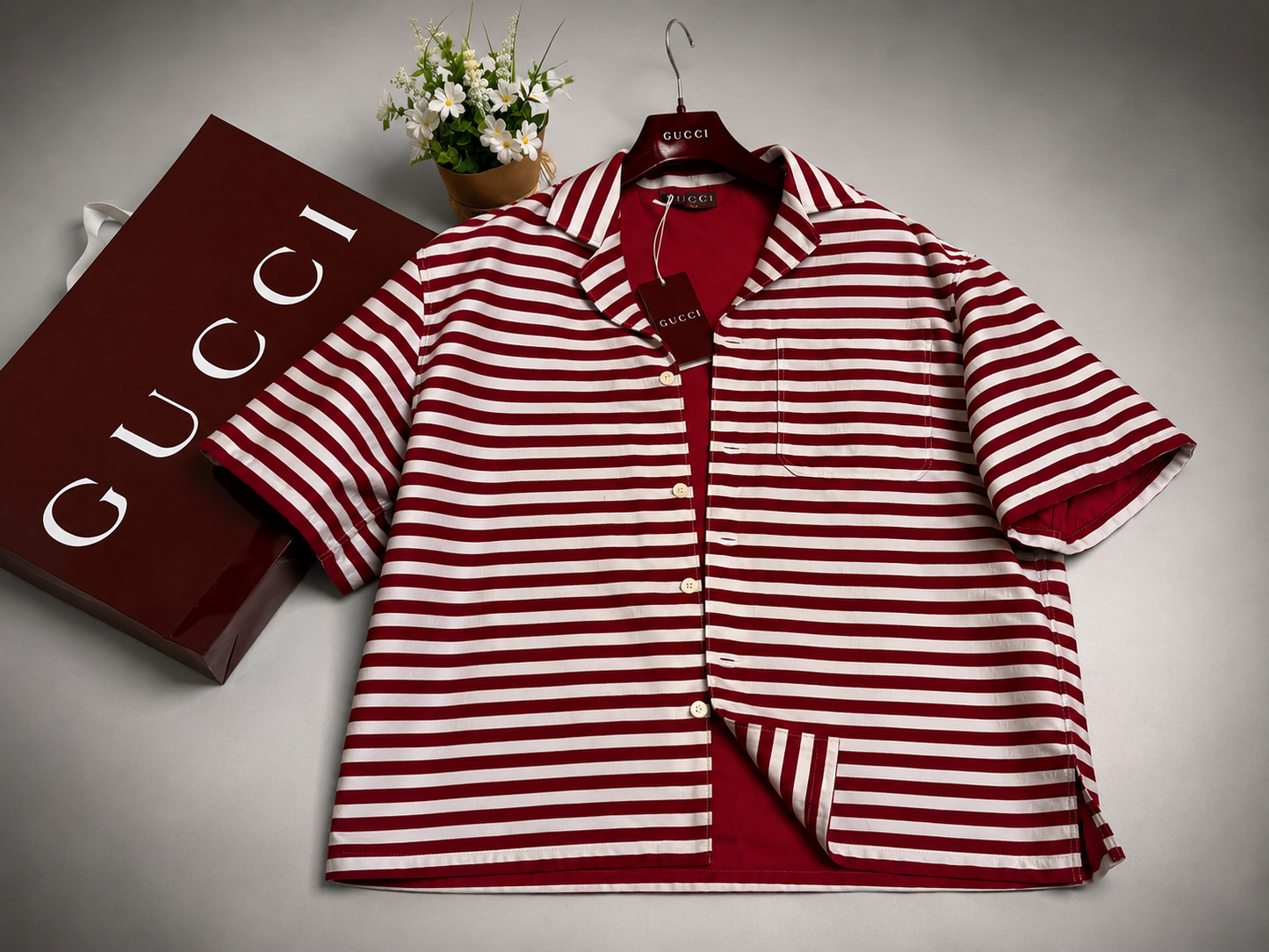 Camicia marina Gucci taglia 48