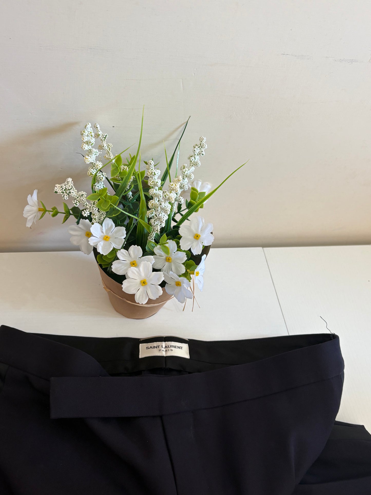 Pantalone YSL in lana 46