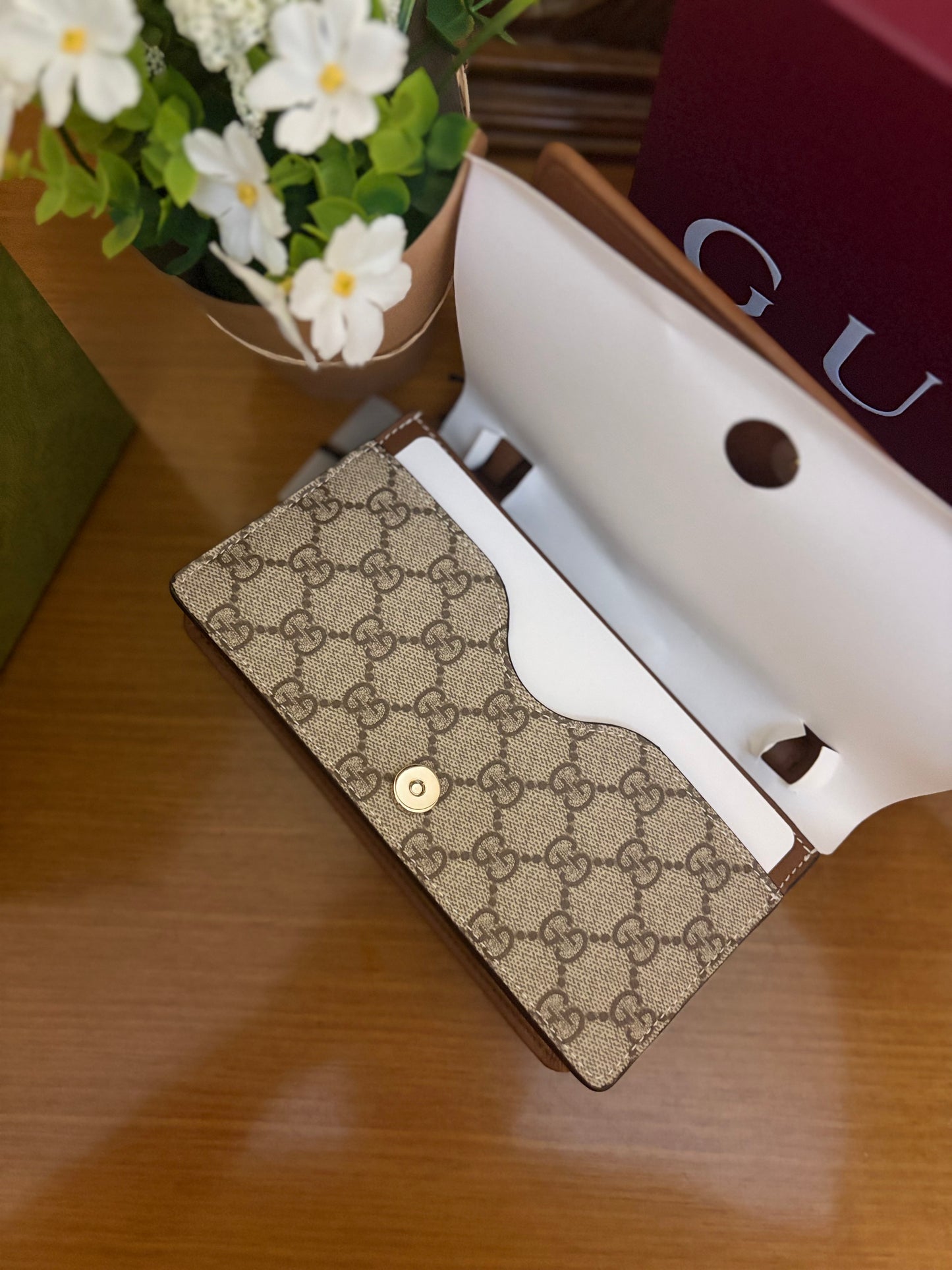 Gucci Marmont Chain Wallet con tracolla nuova