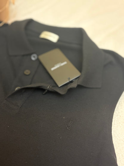 Polo smanicata Saint Laurent nuove