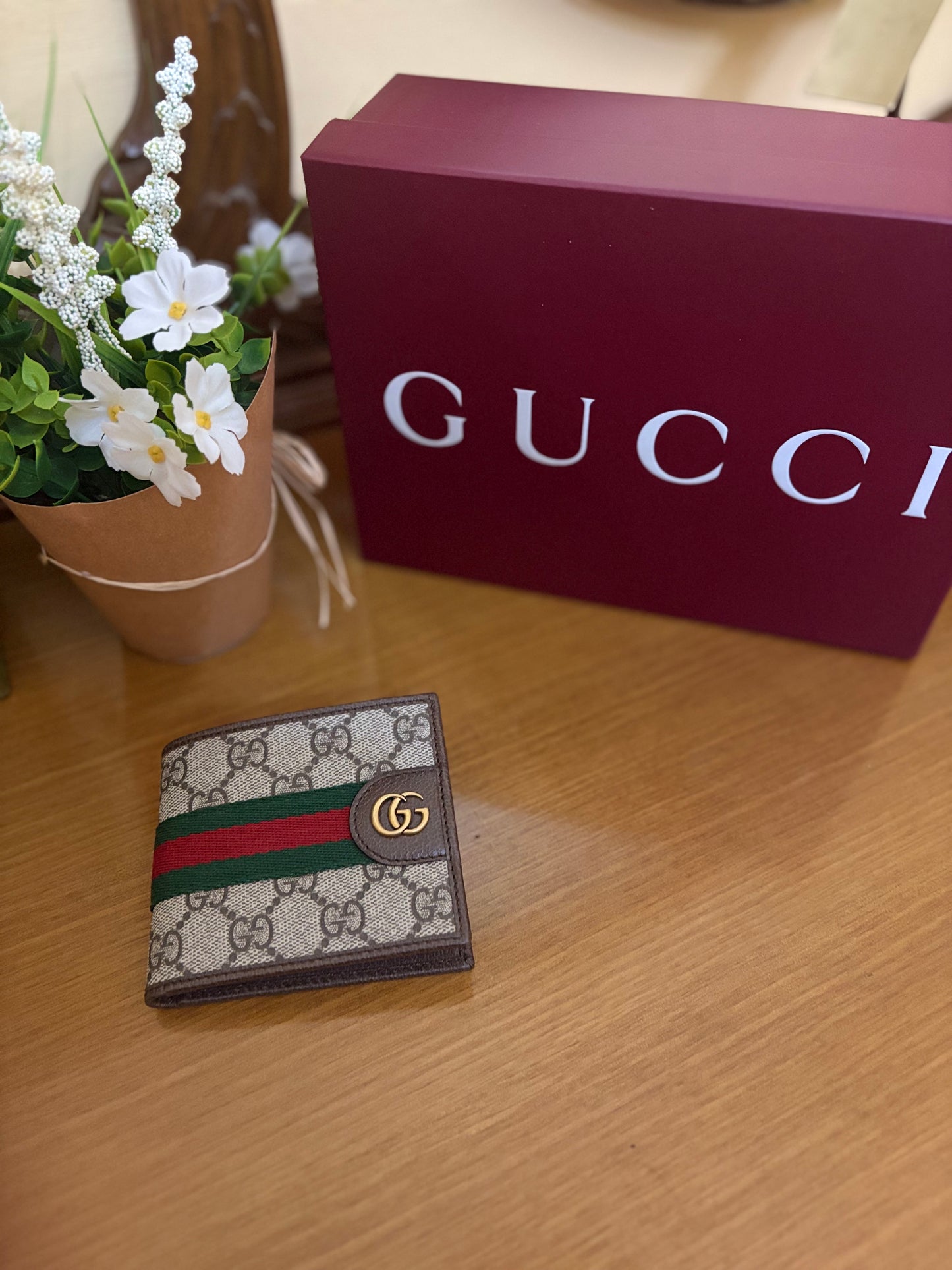 Portafoglio Gucci Ophidia GG supreme