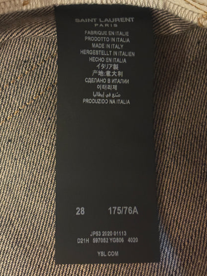 Jeans Saint Laurent taglia 28